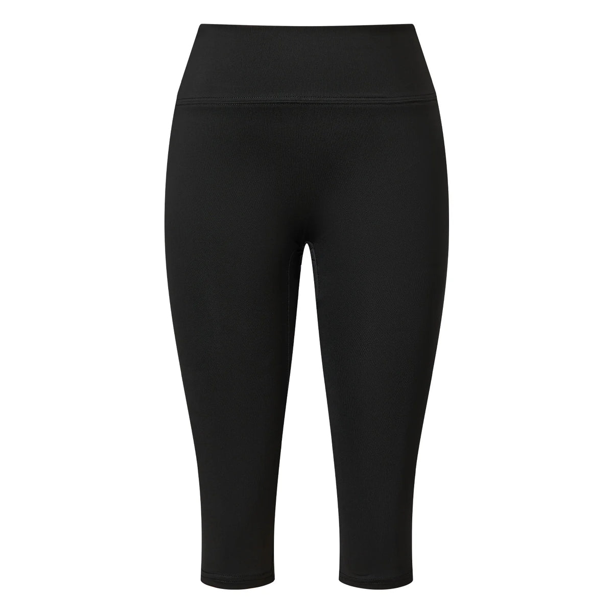 Combhasaki Elastic High Waisted Leggings For Women Knee Length Capri Tummy Control Buttery Cropped Pants Workout Sports Trousers
