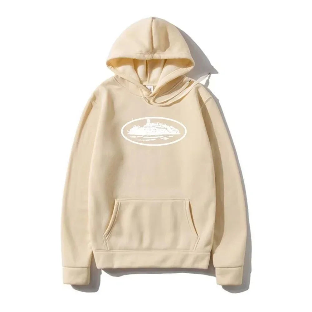 Yacht Graphic Black Hoodie Men Women Nautical Style Casual Hooded Sweatshirt Sailing Enthusiast Fashion Streetwear Top