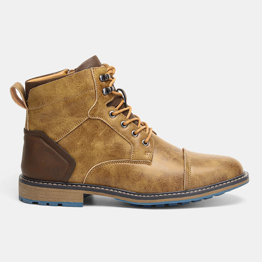 Chelsea Boots Men Casual 2026 Fashion Brand Comfortable Boots Leather