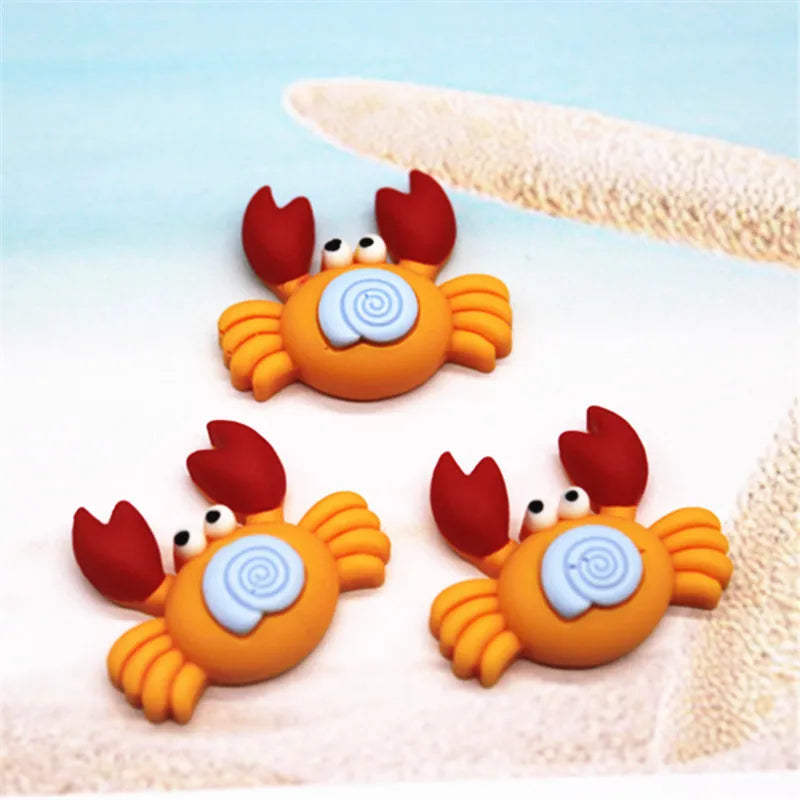 10-20pcs Cute Resin Marine Beach Style Sailboat/Anchor/Helm/Surfboard /Seagull Miniature Flatback  DIY Craft Home Decoration