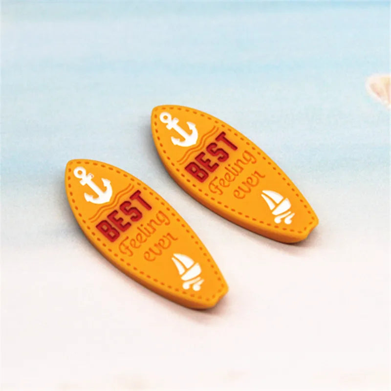 10-20pcs Cute Resin Marine Beach Style Sailboat/Anchor/Helm/Surfboard /Seagull Miniature Flatback  DIY Craft Home Decoration