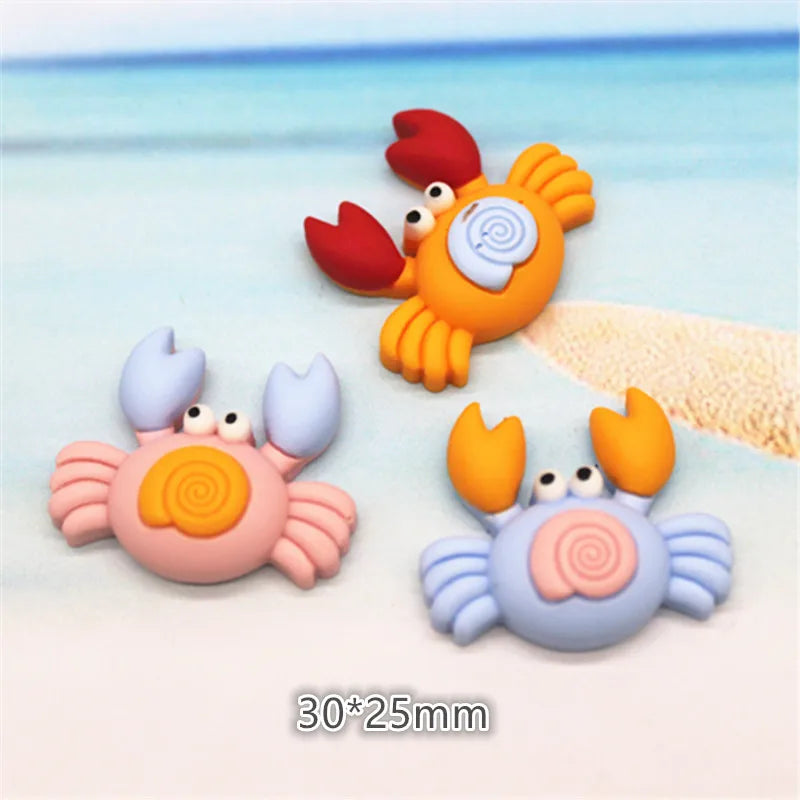 10-20pcs Cute Resin Marine Beach Style Sailboat/Anchor/Helm/Surfboard /Seagull Miniature Flatback  DIY Craft Home Decoration