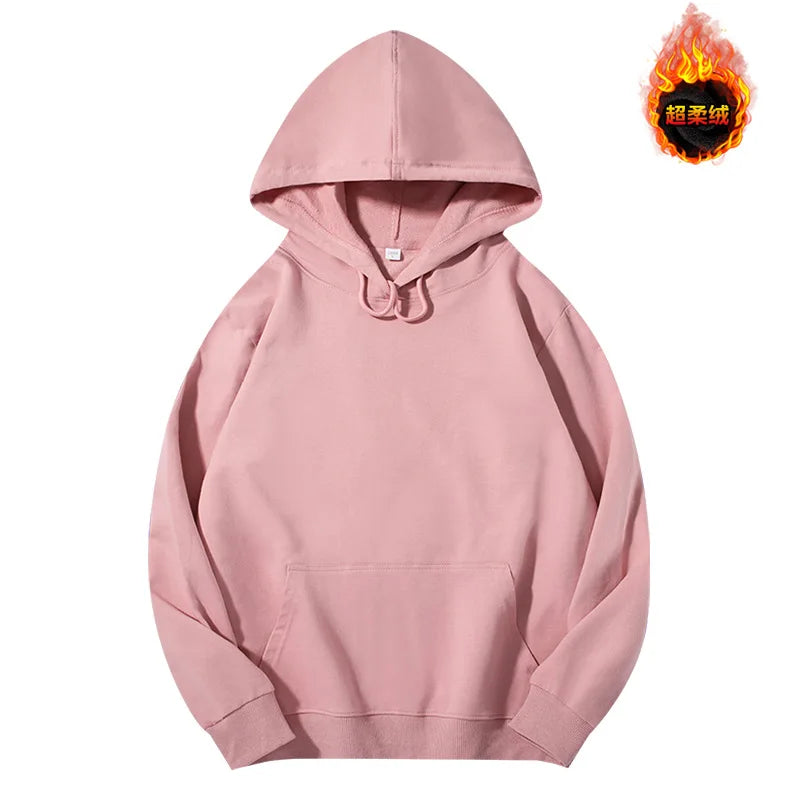 Autumn Winter Women Hoodies Casual Cotton Long Sleeve Pullovers Solid Korean Fashion Hooded Hoodie Loose Wholesale Sweatshirts