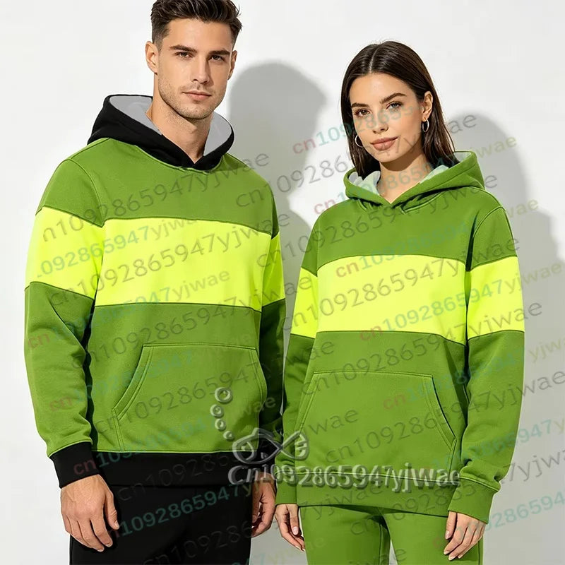 Deltarune Undertale Kris Cosplay Hoodies Long Sleeve Fashion Hooded Sweatshirt Men Women Clothing Green Yellow Striped Pullovers