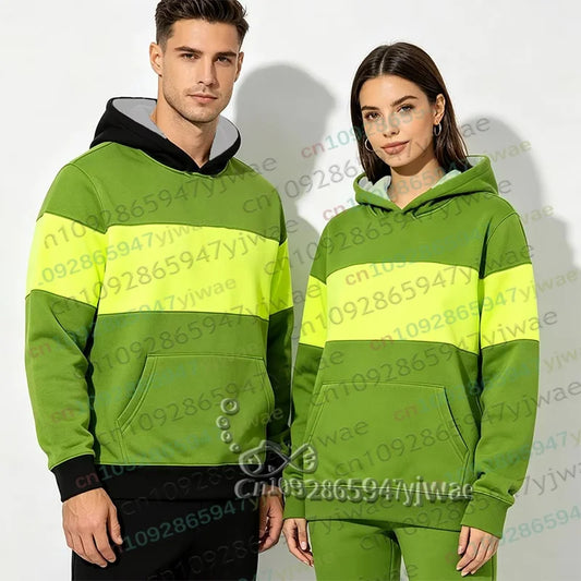 Deltarune Undertale Kris Cosplay Hoodies Long Sleeve Fashion Hooded Sweatshirt Men Women Clothing Green Yellow Striped Pullovers