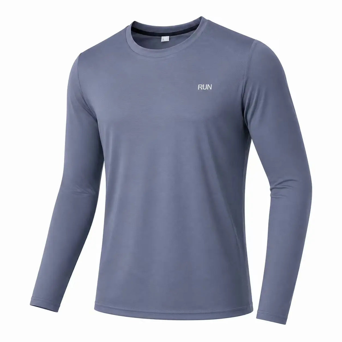 Summer Ice Silk Long Sleeve T-Shirt Men 2023 New Quick Dry Breathable Air Conditioning Outdoor Sun Protection Running Outer Wear