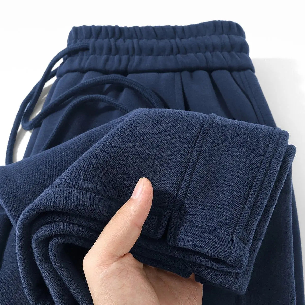Slimming High Waist Wide Leg Pants Straight Cut Drapey Sporty Sweatpants Purple Plum Color Korean Style Commute Wind Ladies