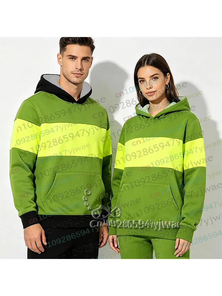 Deltarune Undertale Kris Cosplay Hoodies Long Sleeve Fashion Hooded Sweatshirt Men Women Clothing Green Yellow Striped Pullovers