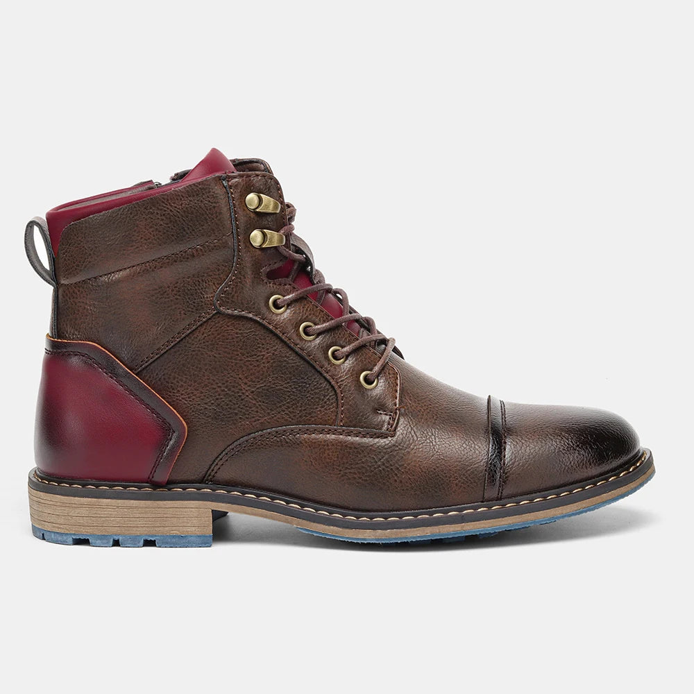 Chelsea Boots Men Casual 2026 Fashion Brand Comfortable Boots Leather