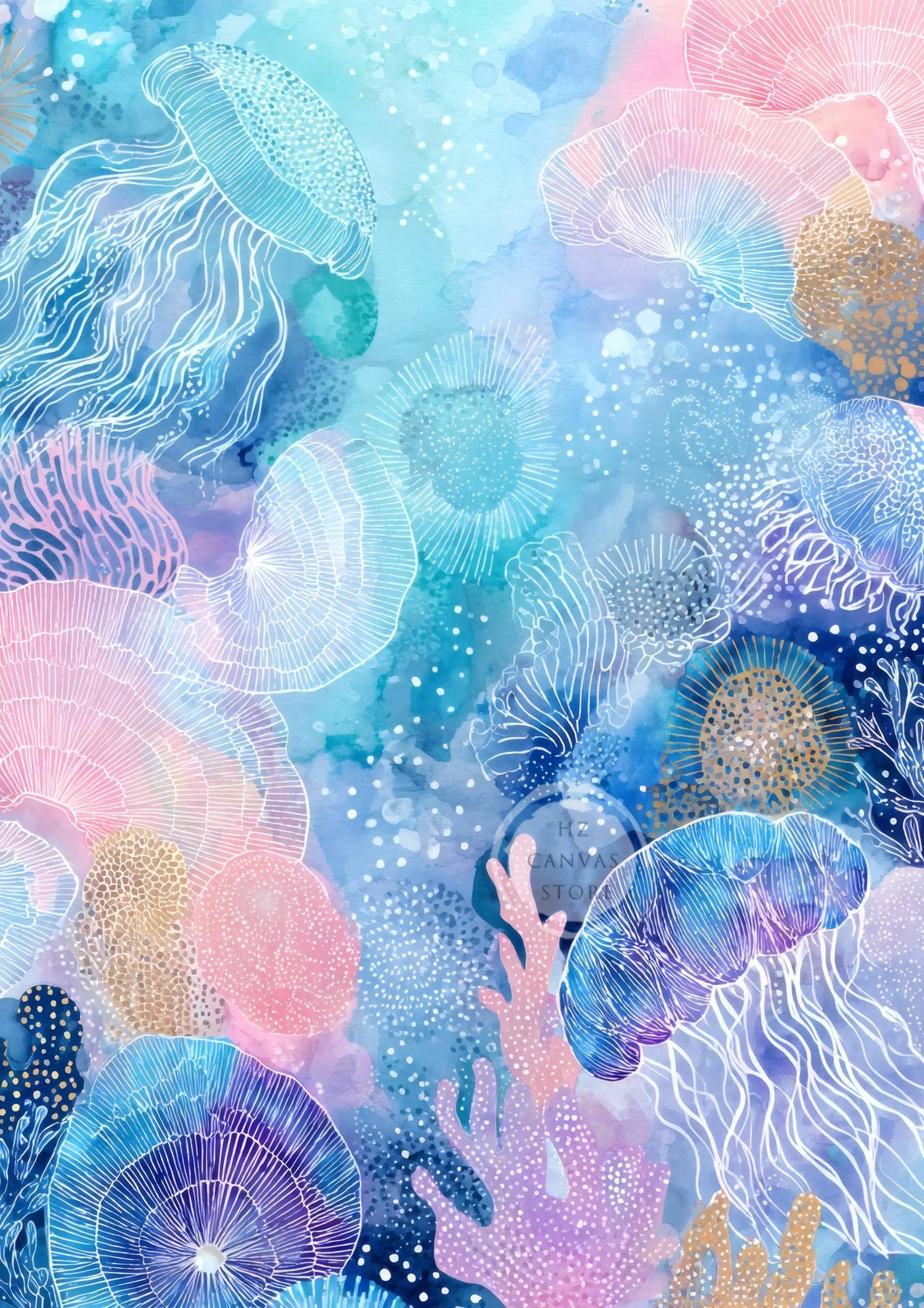 Whale Lobster Jellyfish Triptych Wall Art Watercolor Prints Ocean Nursery Coastal Nautical Mediterranean Sea Life Abstract De