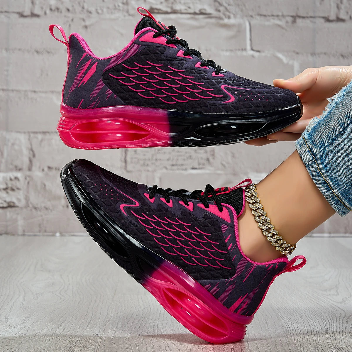 Women's Sneakers and Casual Shoes, Shoes for Woman, Lightweight Running Shoes, Trendy Woman Sneakers Comfort Women Shoes for Casual Street Style