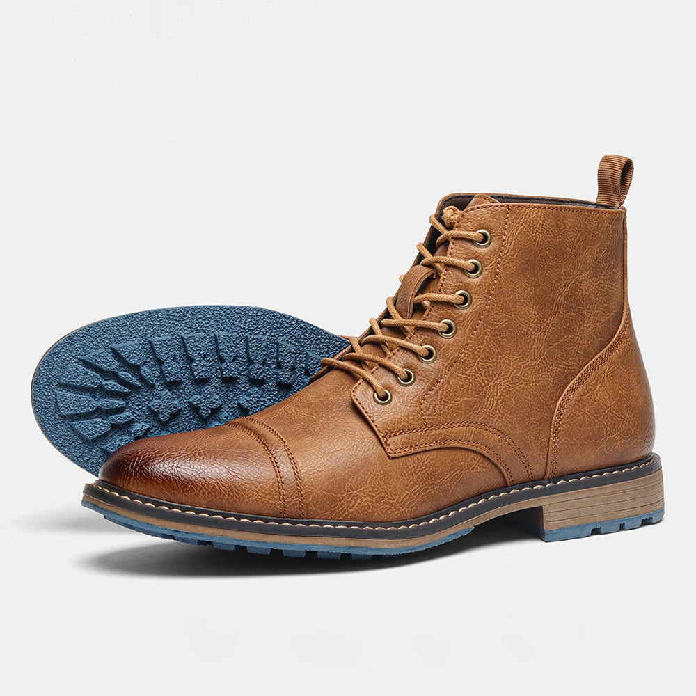 Chelsea Boots Men Casual 2026 Fashion Brand Comfortable Boots Leather