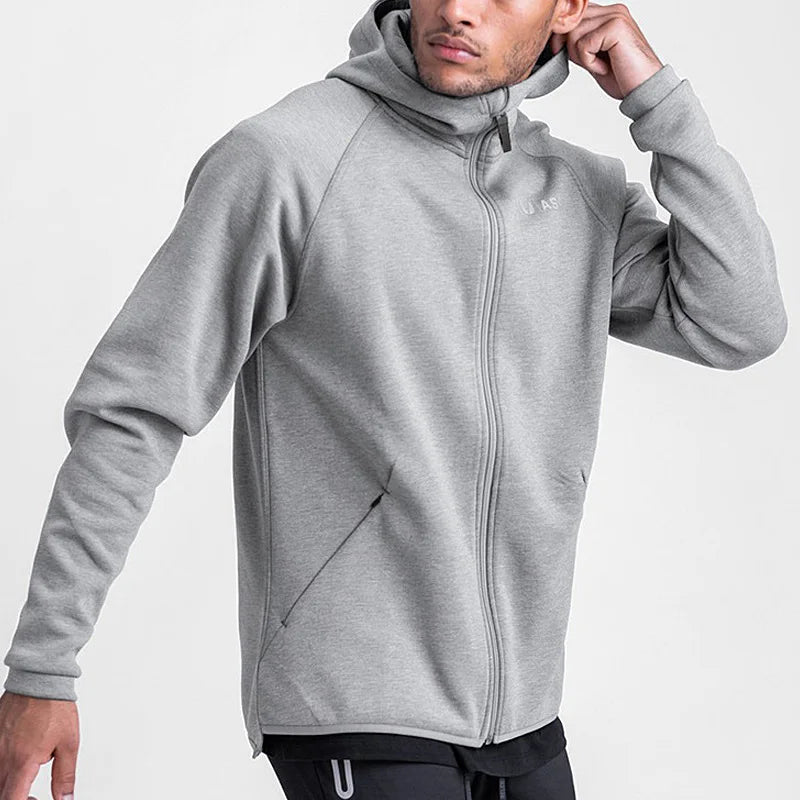Gym Men's Hoodies Sweatshirts Hoodie Men Fitness Hooded Zipper Jacket Hoody Man Casual Sweatshirt for Male