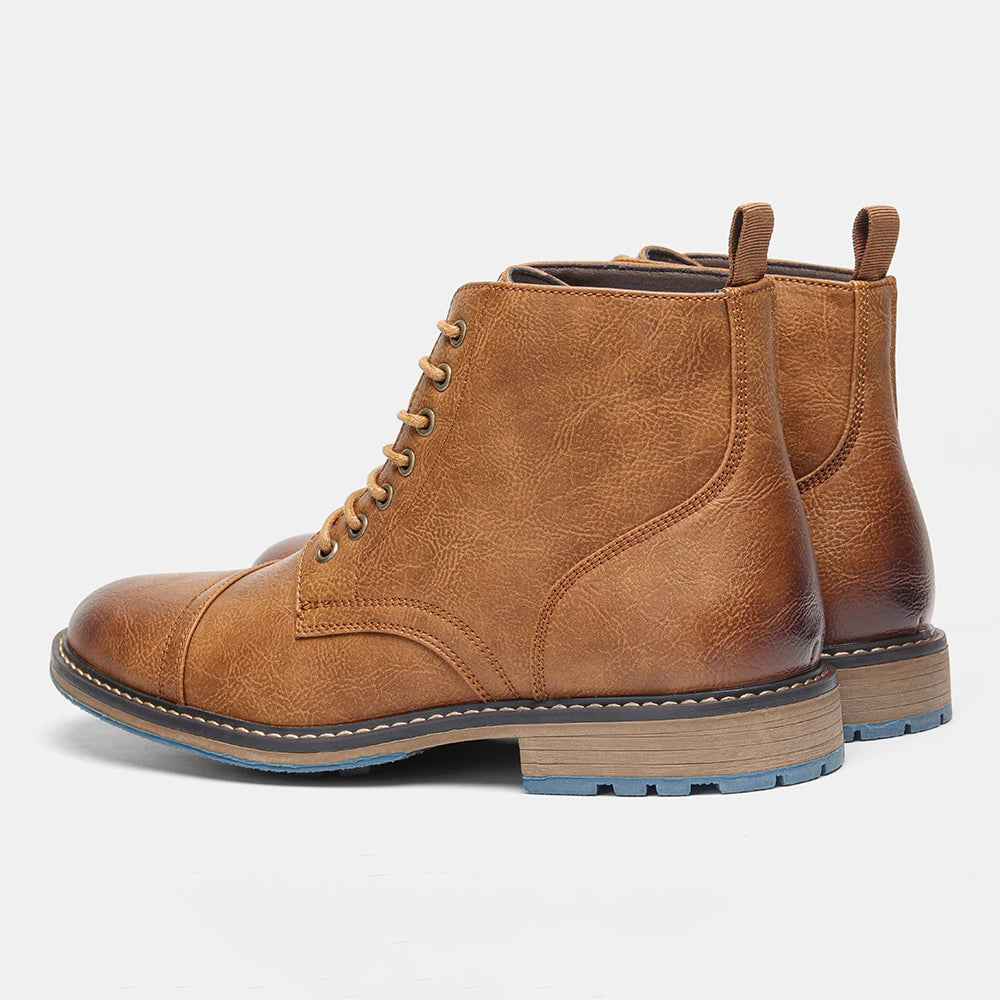 Chelsea Boots Men Casual 2026 Fashion Brand Comfortable Boots Leather