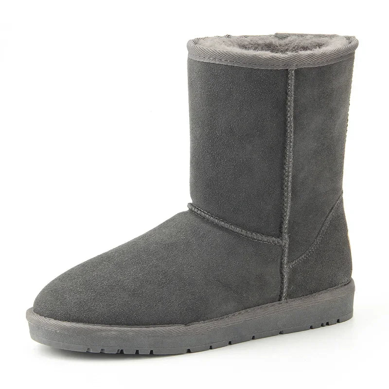 2025 Australia Classic Fashion Warm Plush Winter Shoes Men Waterproof Genuine Leather Snow Boots Work Boots Men's Casual Shoes
