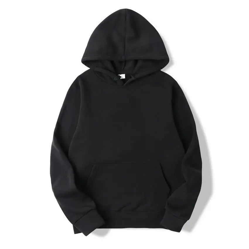 Blank Fleece Fashion Hoodies Men Pull Over Wholesale Hooded Sweatshirt Unisex Cheap Solid Hoodie In Bulk Sudaderas Con Capucha
