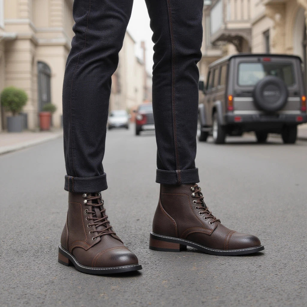 Size 8~13 Ankle Boots For Men Classical Men Boots Fashion Comfortable