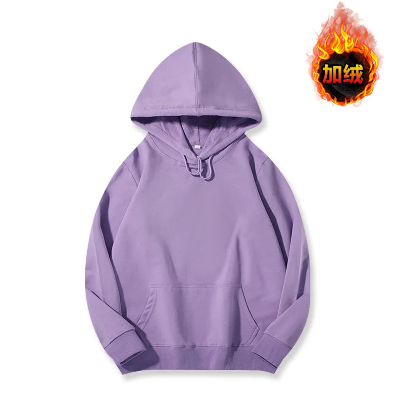 Autumn Winter Women Hoodies Casual Cotton Long Sleeve Pullovers Solid Korean Fashion Hooded Hoodie Loose Wholesale Sweatshirts