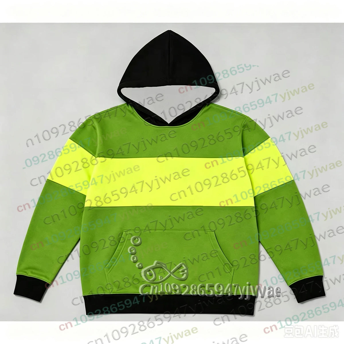 Deltarune Undertale Kris Cosplay Hoodies Long Sleeve Fashion Hooded Sweatshirt Men Women Clothing Green Yellow Striped Pullovers