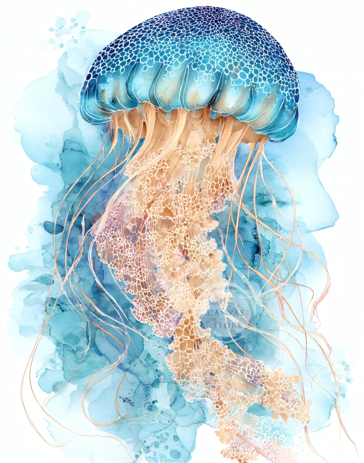 Whale Lobster Jellyfish Triptych Wall Art Watercolor Prints Ocean Nursery Coastal Nautical Mediterranean Sea Life Abstract De
