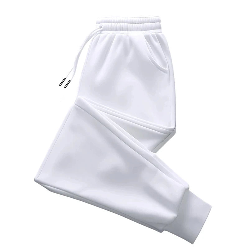 Women Men No Printed Long Pants Women Casual Loose Fashion Outdoor Fitness Jogging Drawstring Sweatpants Daily Sweatpants