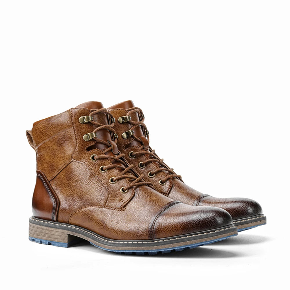 Chelsea Boots Men Casual 2026 Fashion Brand Comfortable Boots Leather