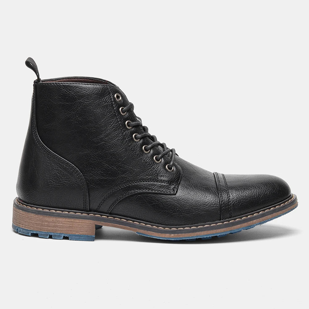 Chelsea Boots Men Casual 2026 Fashion Brand Comfortable Boots Leather