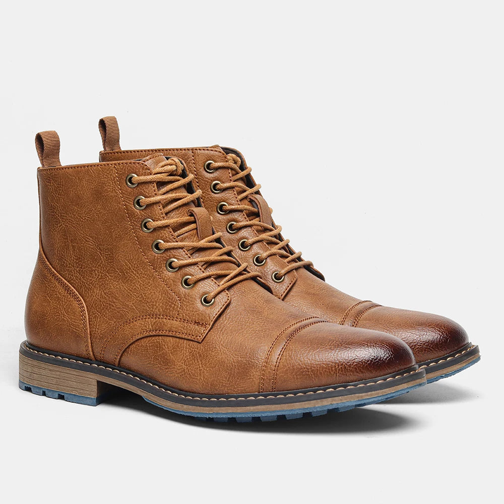 Chelsea Boots Men Casual 2026 Fashion Brand Comfortable Boots Leather