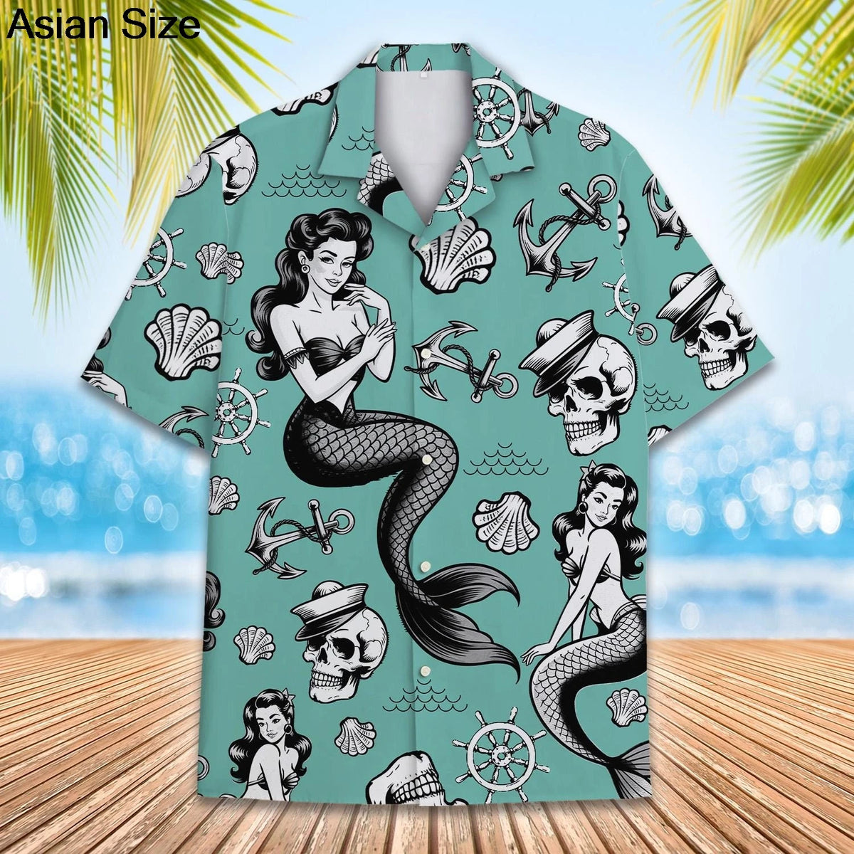 Funny Pirate Rubber Duck Parrot Hawaiian Shirt For Unisex Clothing Cute Nautical Shirts Anchor & Wheel Sailor Graphic Blouses