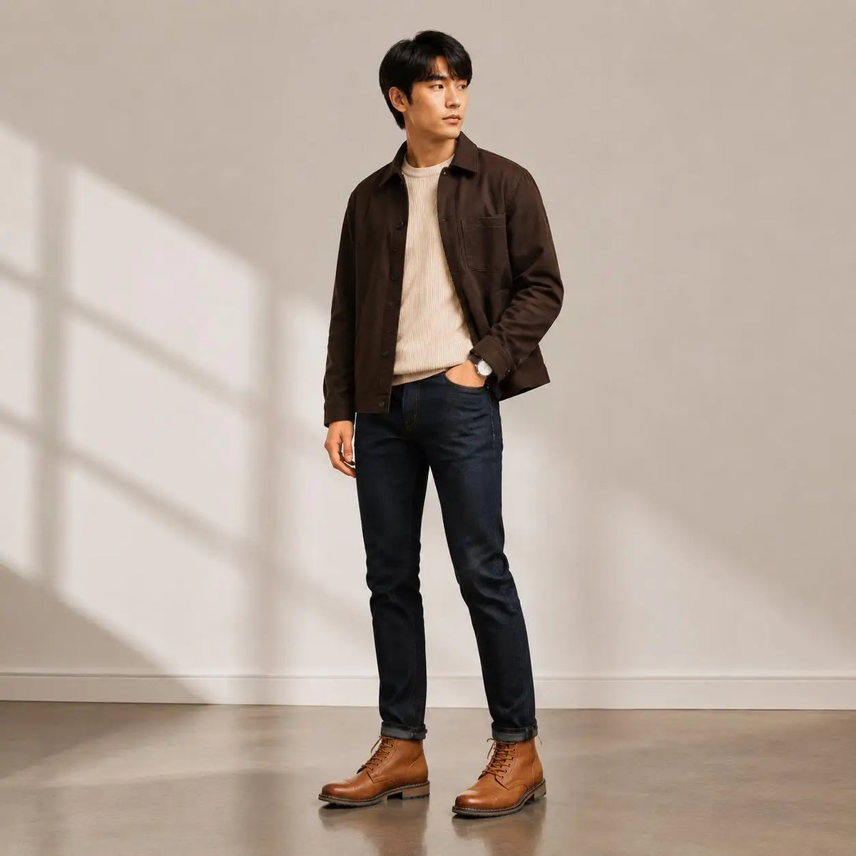 Chelsea Boots Men Casual 2026 Fashion Brand Comfortable Boots Leather