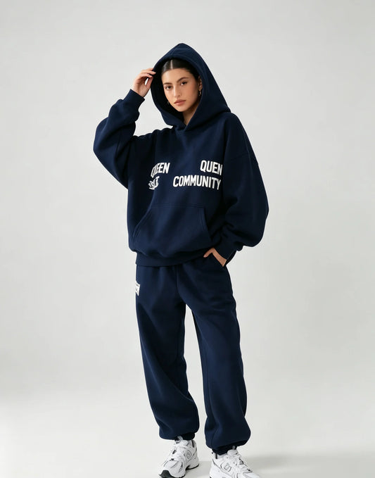 2025 Spring and Autumn Trendy Brand Fashion Printed Hoodie Set with Long Sleeve Hoodie for Men and Women, Casual Versatile Coat